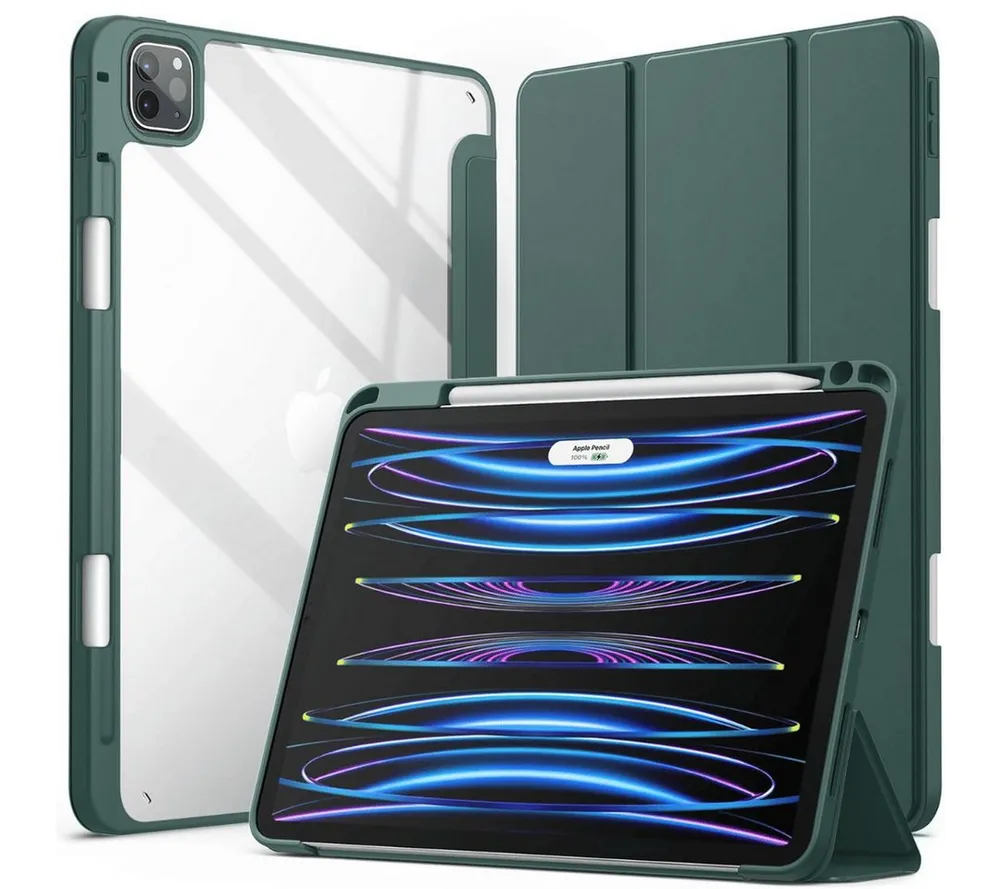 SmartUP Tablet-Hülle für iPad Pro 13 Zoll M4 2024 (Modellnummer: A2925/ A2926/ A3007) 13 Zoll, integrierte Standfunktion, integrierter Stifthalter