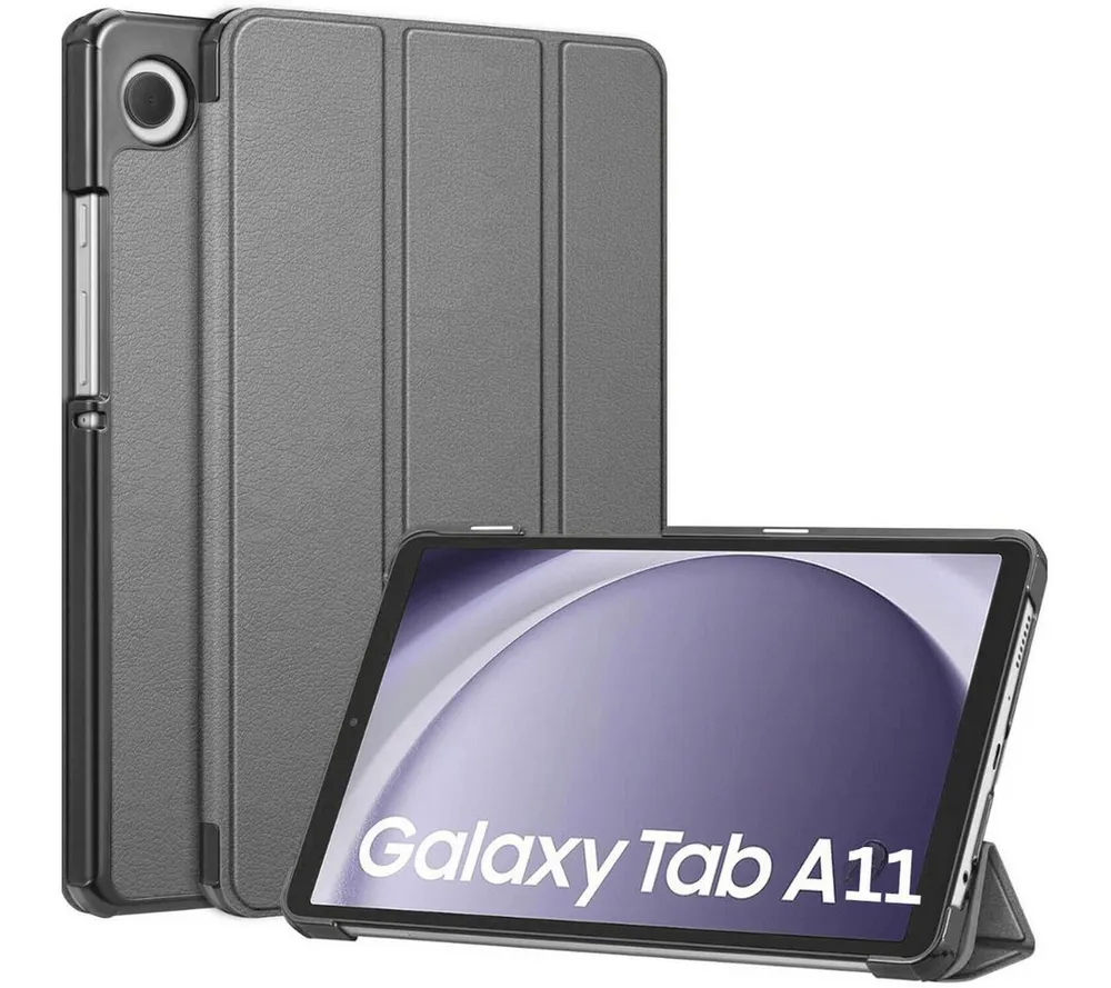 SmartUP Tablet-Hülle für Samsung Galaxy Tab A11 Klapphülle Tasche Case Cover Schutzglas 9H 8,7 Zoll, integrierte Standfunktion, integrierter Magnetverschluss