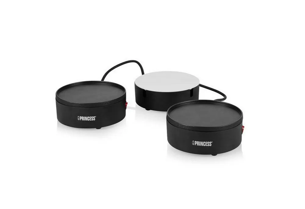 smartwares Elektrogrill Dinner-Set „You and Me“, Grillplatten und Servierplatte