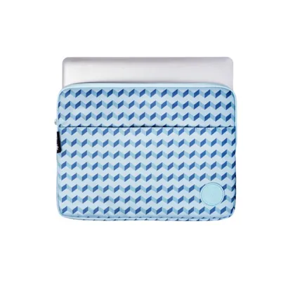 Smile Blue Geometrische Laptophülle 13"