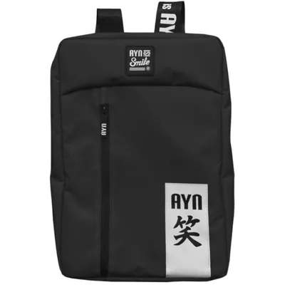 Smile Akira Laptop-Rucksack bis 16 Zoll, wasserdicht, Diebstahlschutz, Schwarz