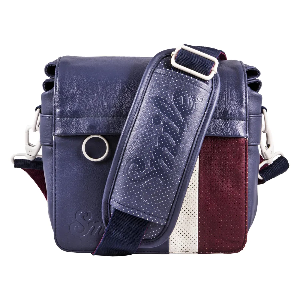 Fototasche Messenger Smile Urban Nomad Wind S Universal Blau Granat Weiß