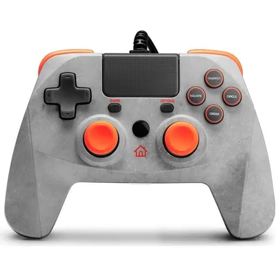 Snakebyte Rock Gamepad Orange/Grau für PS4
