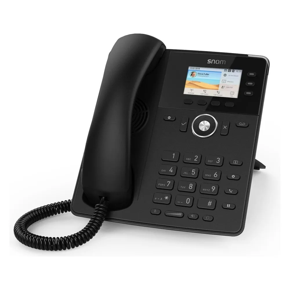IP-Telefon Snom D717 Schwarz 3 Leitungen Display 2.7 Zoll