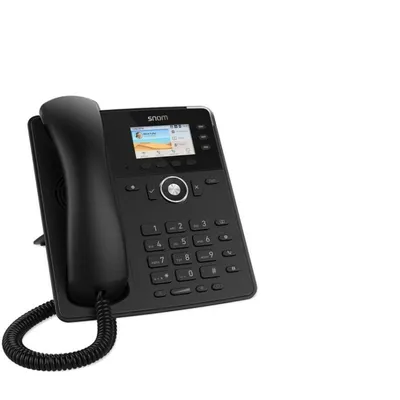 IP-Telefon Snom D717 Schwarz 3 Leitungen Display 2.7 Zoll