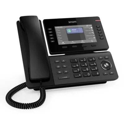 Telefon Snom D815WB IPS 5" Bluetooth WiFi PoE Schwarz