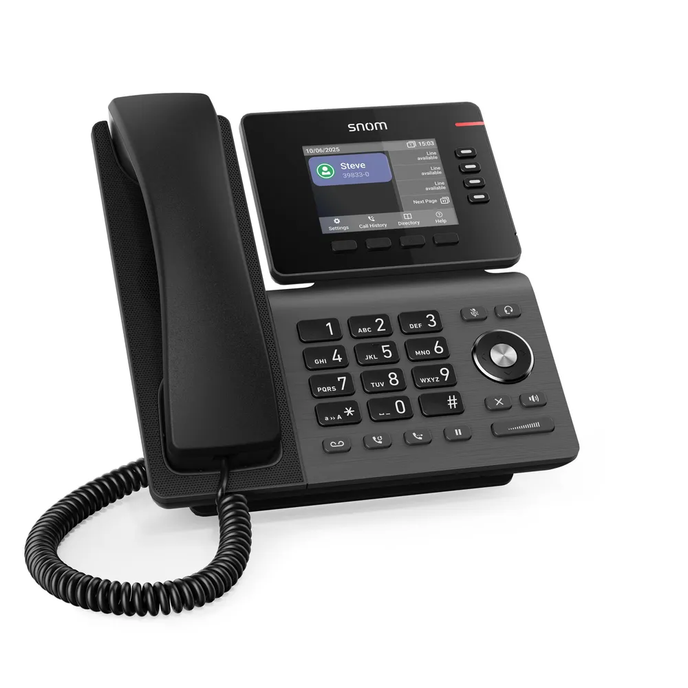 IP-Telefon Snom D810W Schwarz IPS Wi-Fi Gigabit Ethernet 3