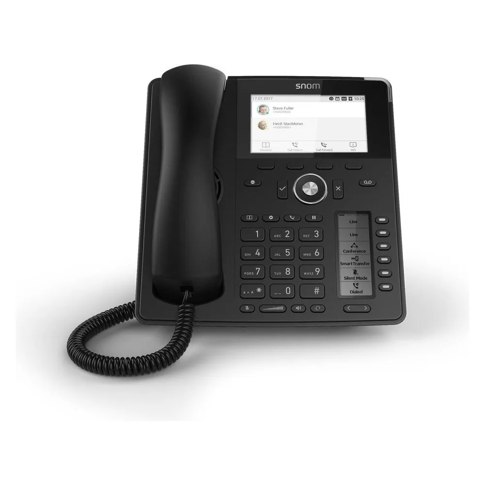 IP-Telefon Snom D785 12 Leitungen Display 4.3 Bluetooth Schwarz