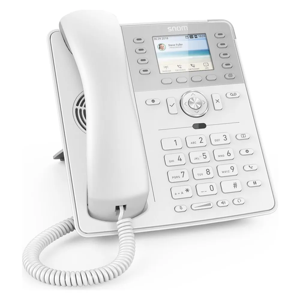 IP-Telefon Snom D735 Weiß Gigabit Ethernet TFT-Display