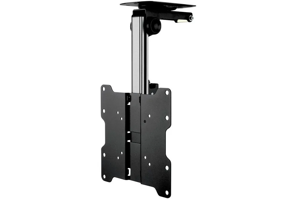 SO-TECH® TV-Deckenhalterung TV-Halterung klappbar drehbar höhenverstellbar neigbar, (für 17-37 Zoll, ideal für Dachschrägen, Wohnmobil)