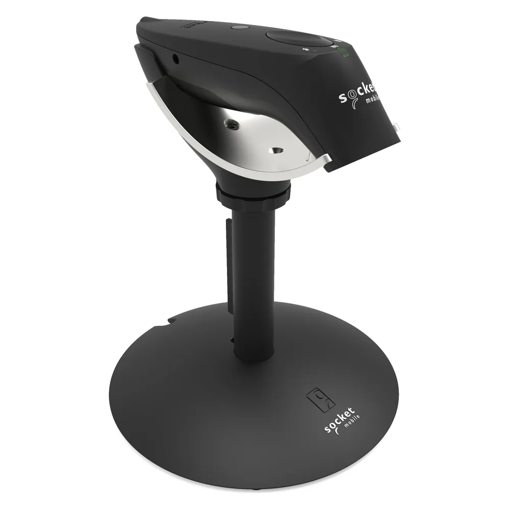 Socket ScanO S720 Linear Barcode & QR Code Reader Black & Charging Stand