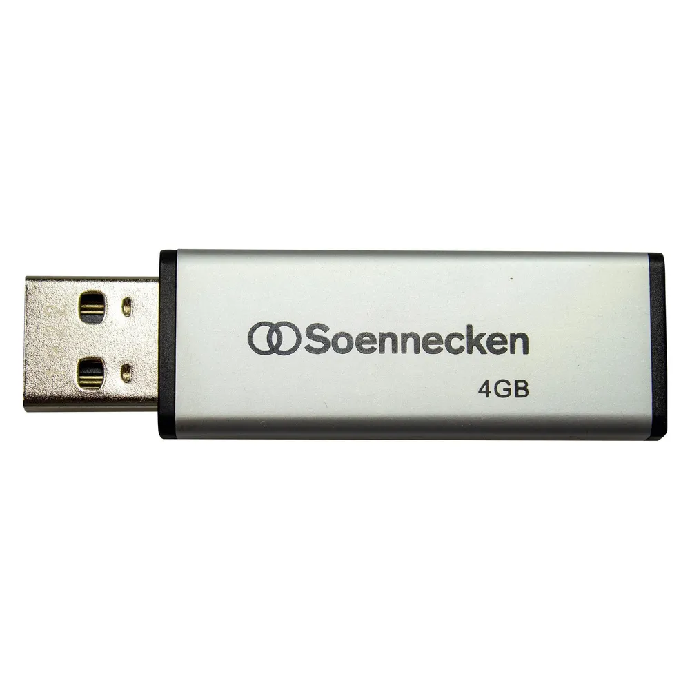 Soennecken USB-Stick 71616 2.0 4GB schwarz/silber