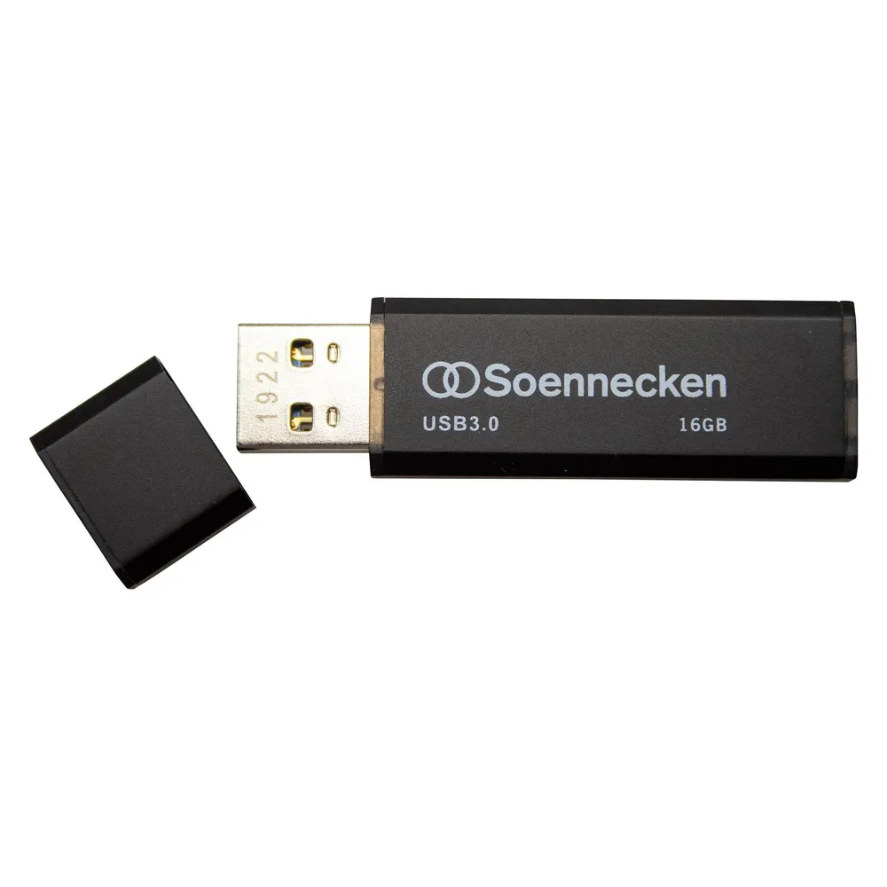 Soennecken USB-Stick 71617 3.0 16GB schwarz/silber