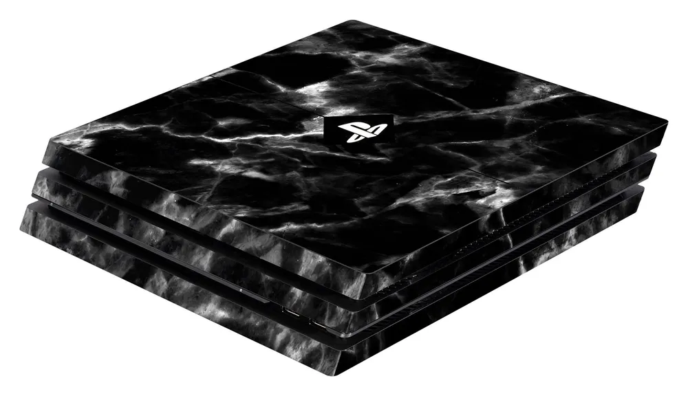 97302 Black Marble für PS4 Pro Konsolen-Skin