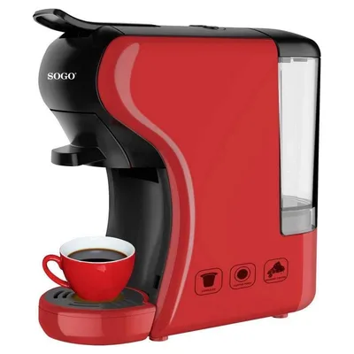 Sogo SS-5675 Espressomaschine für mehrere Kapseln, rot