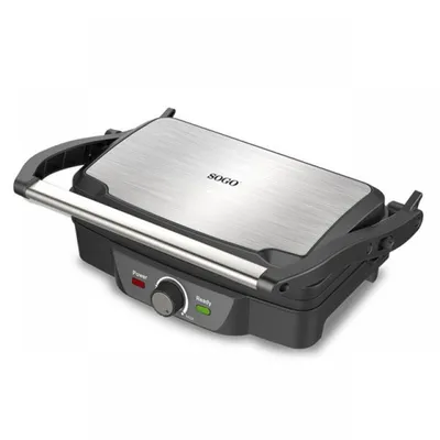 Sandwichmaker Sogo Plancha Grill Elektrisch 1600W Antihaft 28x17 cm