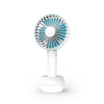Handventilator SOGO VEN-SS-21445 Blau Weiß 2000 mAh Lithiumbatterie 3 Geschwindigkeiten