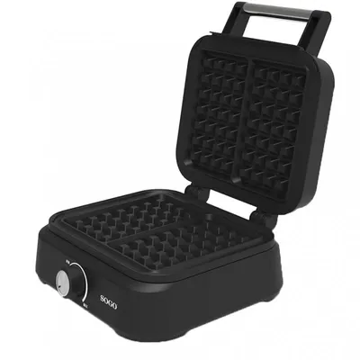 Sogo SS-7235 Doppel-Waffeleisen, 1500 W, Schwarz