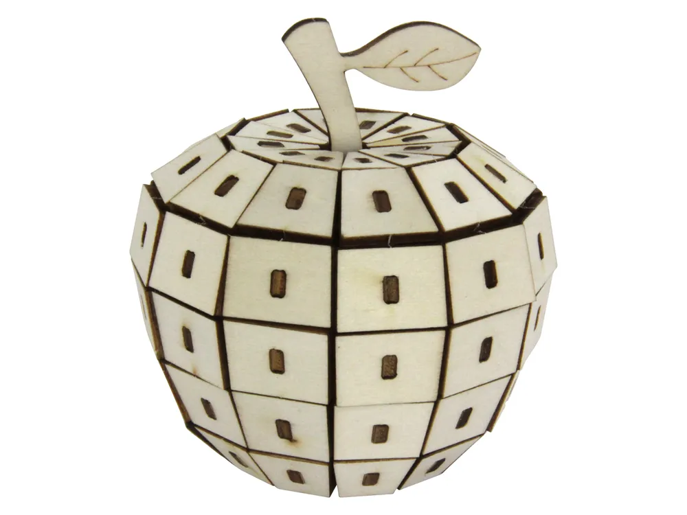 SOL-EXPERT 3D Holz Puzzle Apfel