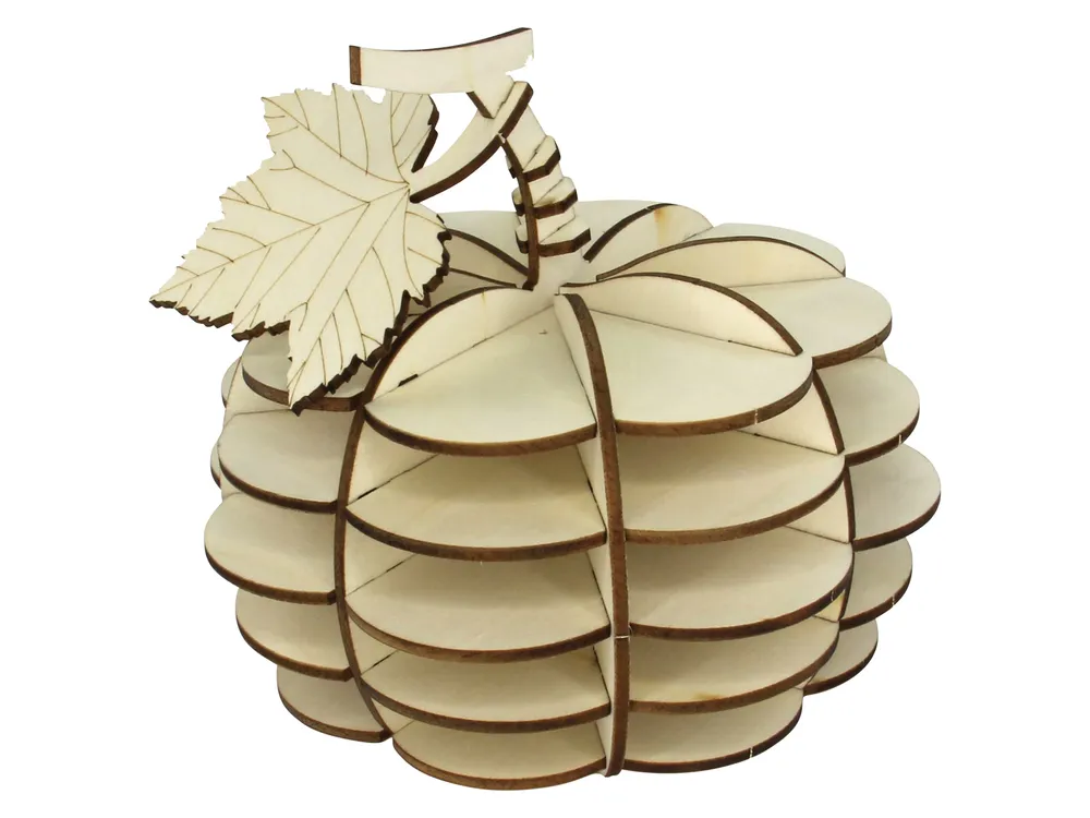 SOL-EXPERT 3D Holz Puzzle Kürbis