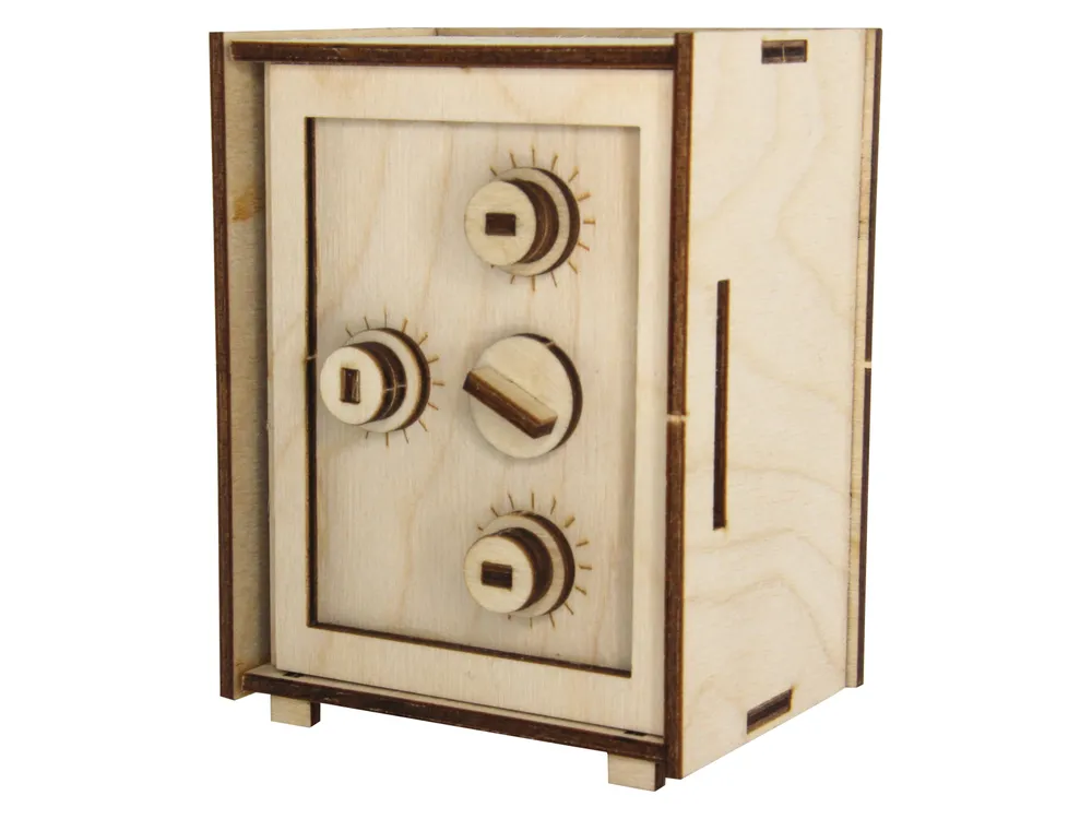 SOL-EXPERT Holzbausatz Tresor