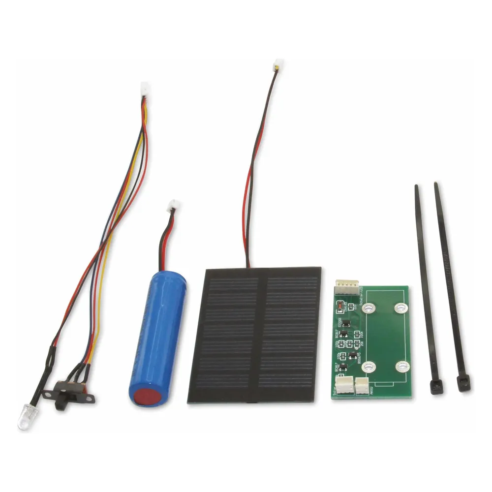 SOL-EXPERT Solar Leuchteinheit "LongLife" mit LED, Schalter und Solarmodul