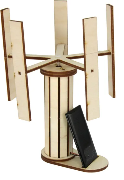 SOL-EXPERT Windgenerator-Solarbausatz Savonius