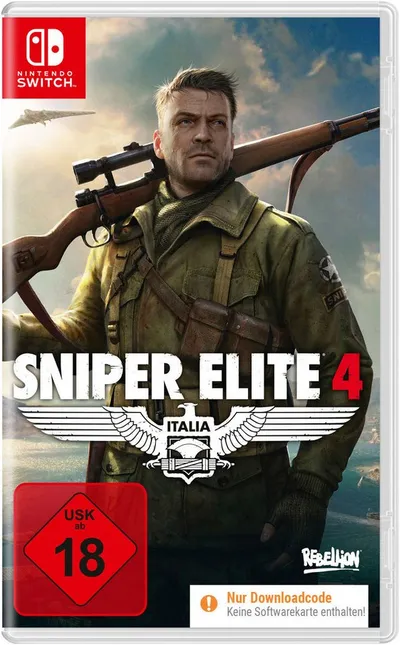 Sniper Elite 4 (Code in a Box) - [Nintendo Switch] Nintendo Switch