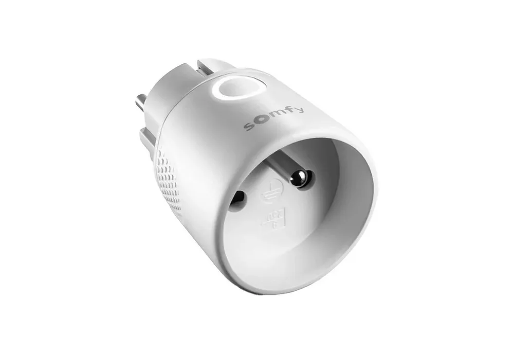 Somfy Somfy 1822617 Plug io 1800W Innensteckdose Typ E Smarte Zweifach-Steckdosenleiste