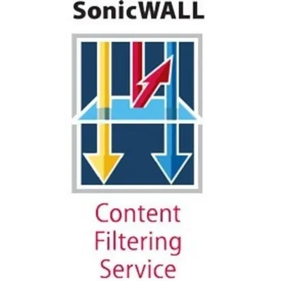 Sicherheitssoftware SonicWall Content Filtering Service 1 Jahr
