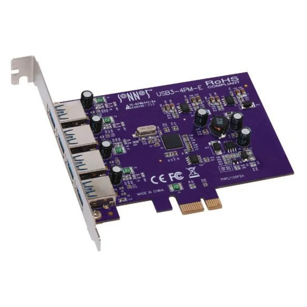 PCIe Karte Sonnet USB3-4PM-E 4x USB 3.2 Gen 1 Hot-Swap