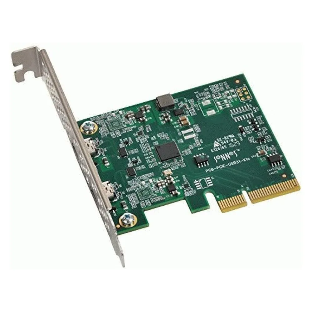 Tarjeta de Red Sonnet USB3C-2PM-E PCIe USB-C 10 Gbps Hot-Swap Low Profile