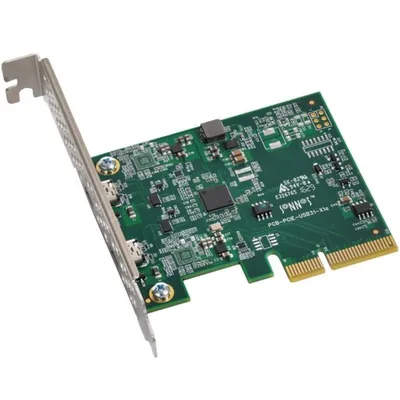 Tarjeta de Red Sonnet USB3C-2PM-E PCIe USB-C 10 Gbps Hot-Swap Low Profile