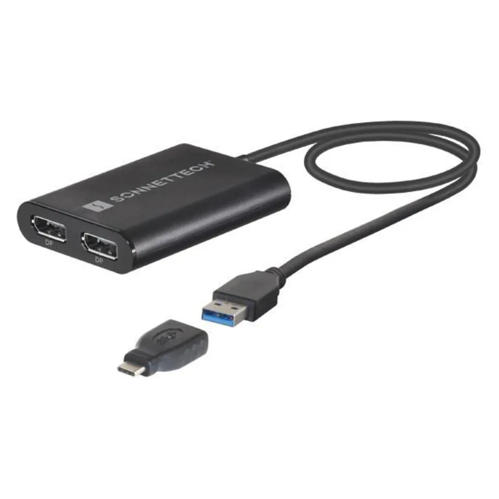 Grafikadapter USB Sonnet USB3-DDP4K 4K Schwarz