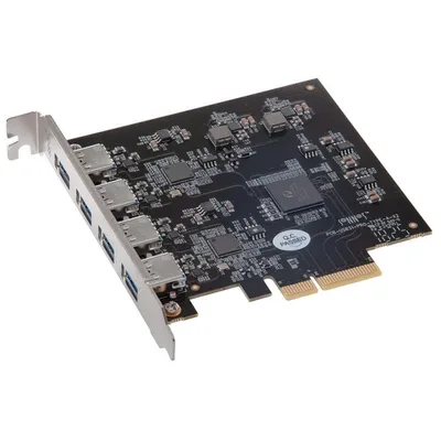 Karte Sonnet Allegro Pro USB-A 4 Ports PCIe 10 Gbps unabhängige Stromversorgung