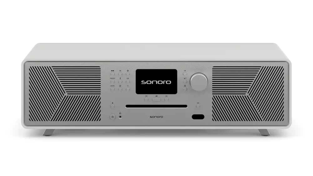 All-In-One Audiosystem Meisterstück (Gen.2) weiß (matt) - silber