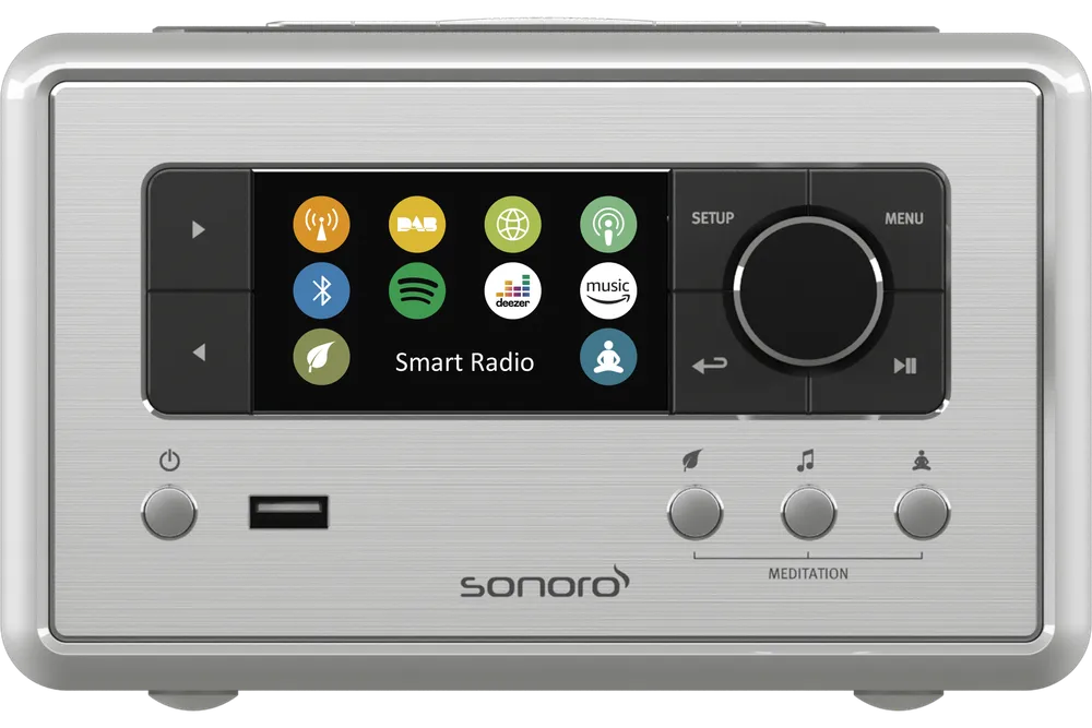 DAB+ Internetradio RELAX SO-8110-100-SI silber