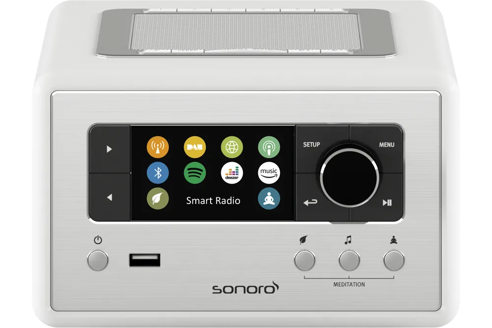 DAB+ Internetradio RELAX SO-8110-100-WH weiß silber