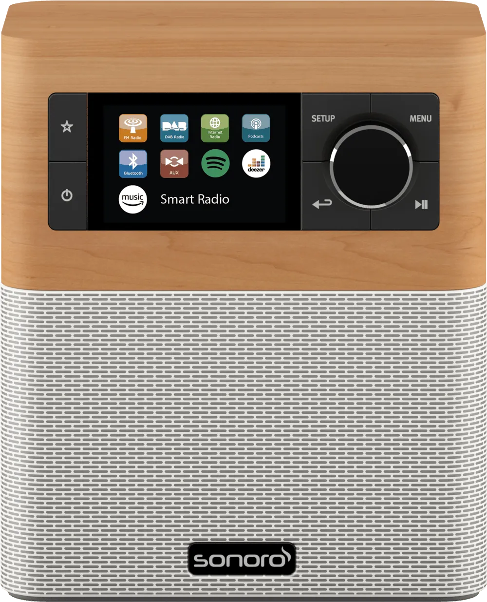 STREAM ahorn silber DAB+ Internetradio