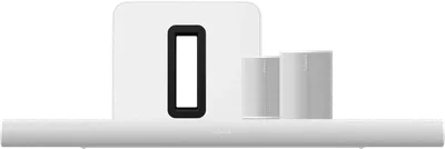 Sonos Arc Ultra Weiß + Era 100 SL Heimkino-Set Weiß
