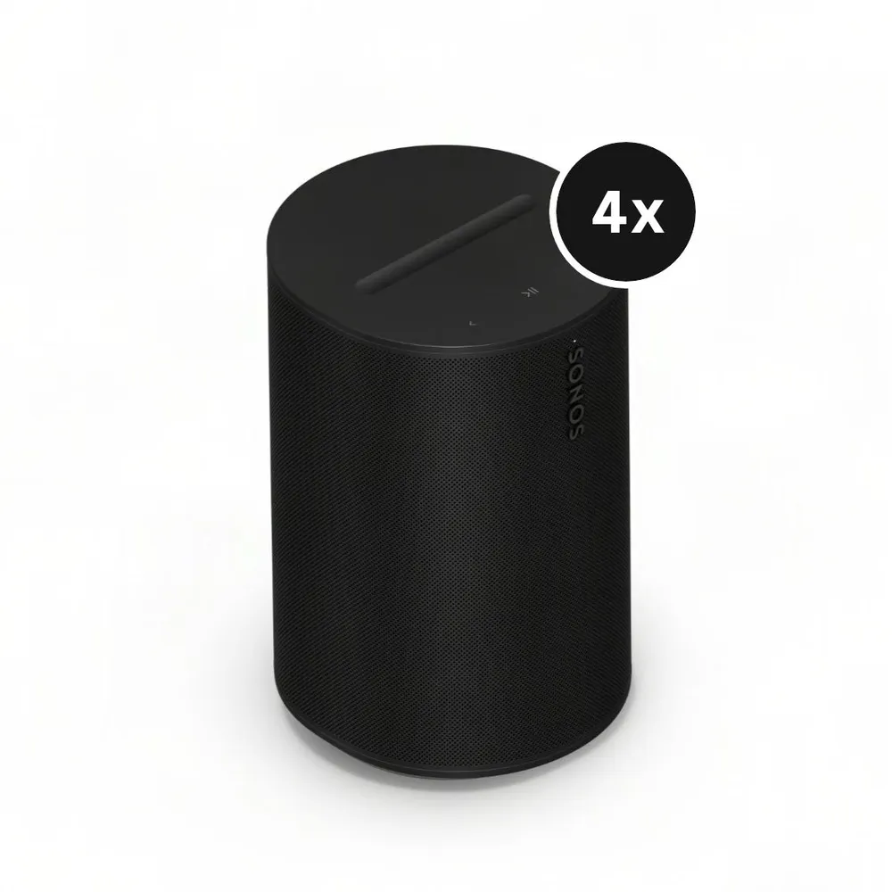Sonos Era 100 SL - 4er-Set - Schwarz