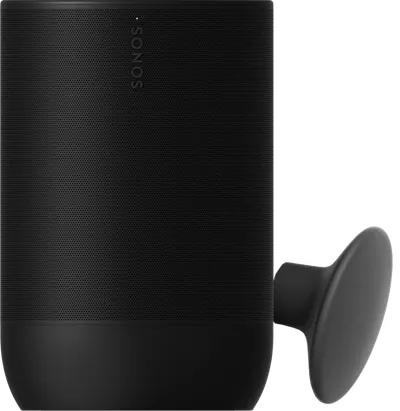 Sonos Move 2 Schwarz + Wandhaken Schwarz