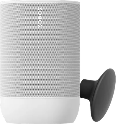 Sonos Move 2 Weiß + Wandhaken Schwarz