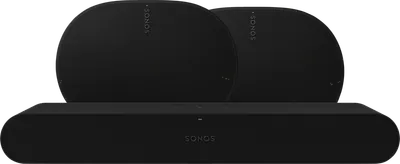 Sonos Ray Schwarz + 2x Era 300 Schwarz
