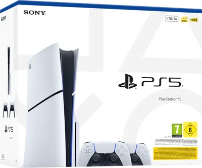 PlayStation 5 Slim mit Laufwerk + Zusätzlicher Controller Weiß