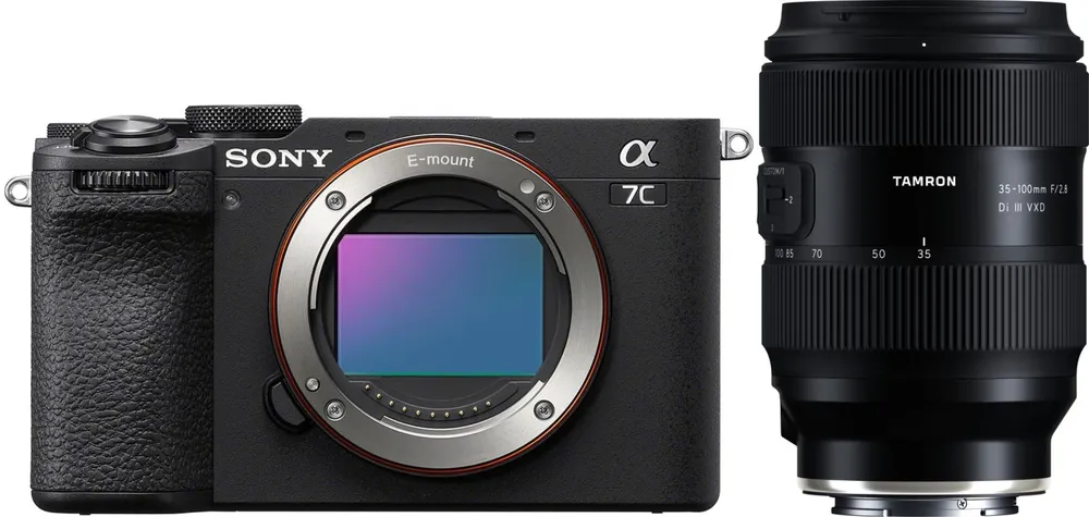 Sony Alpha ILCE-7C II schwarz + Tamron 35-100mm f2,8 Di III VXD 200,00 € Cashback