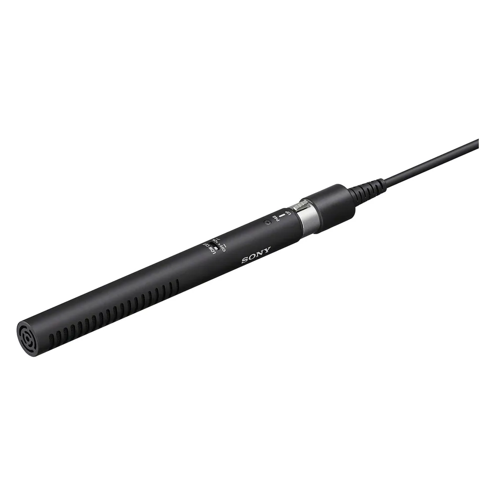 Mikrofon Sony ECM-778 XLR Superniere kompakt mit Low-Cut-Filter und Windschutz