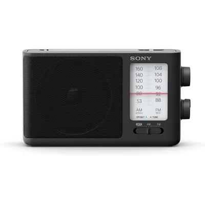 Sony ICF-506 AM/FM-Analogradio, Schwarz