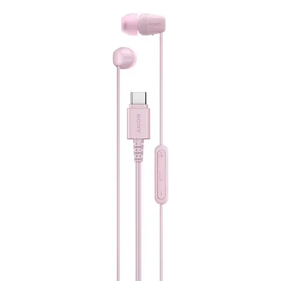 Kopfhörer Sony IER-EX15C mit Kabel USB-C Calls/Musik In-Ear Mikrofon Pink
