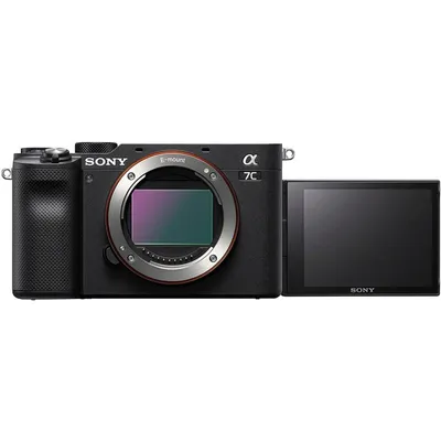 Sony Alpha 7C 24,2 MP WiFi/Bluetooth, schwarzes Gehäuse